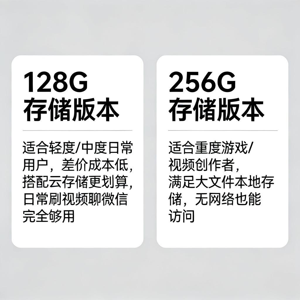 2026 手机 128G 和 256G 怎么选更划算？存储选购避坑指南